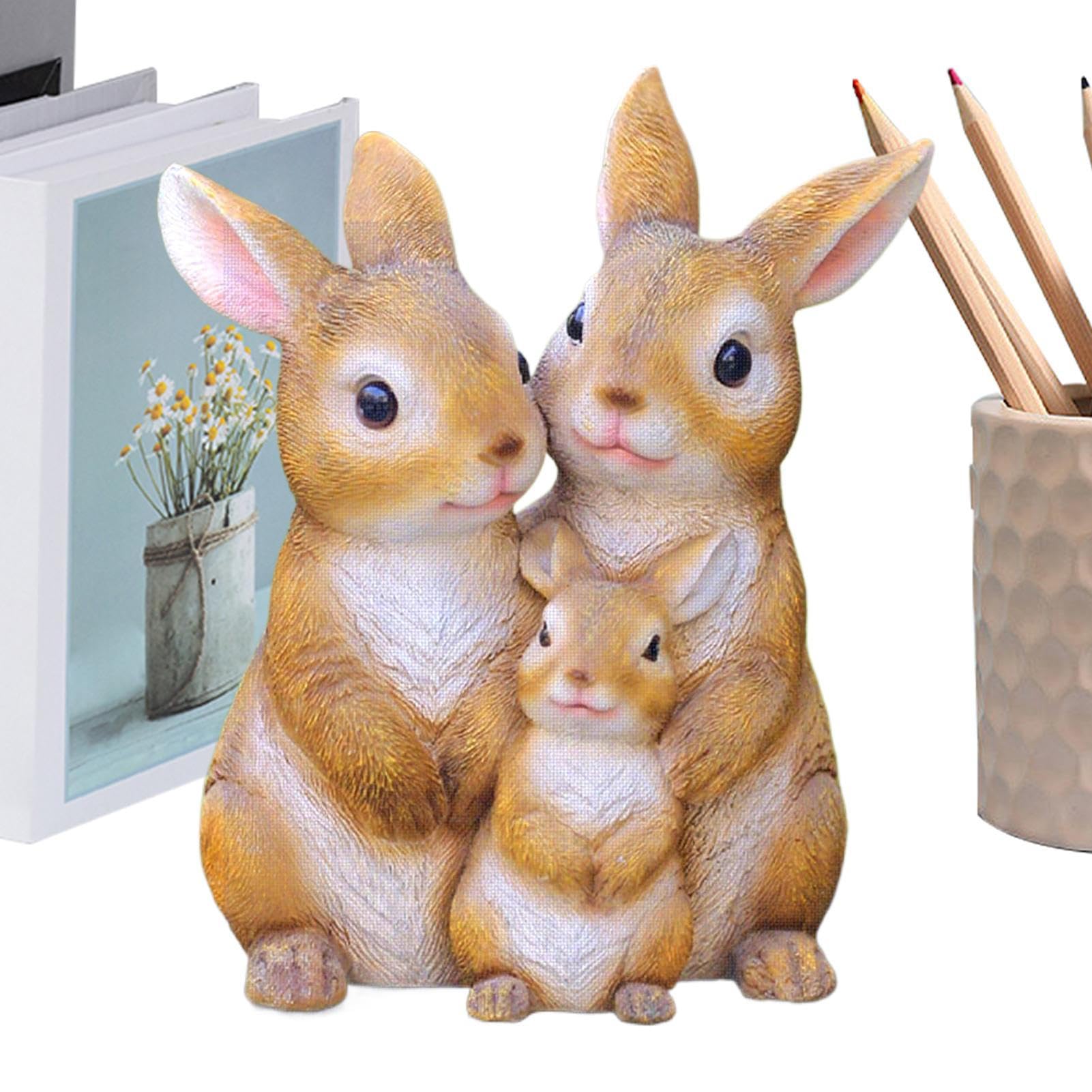 Figurine de lapin d'extérieur pour sublimer votre patio et embellir la pelouse