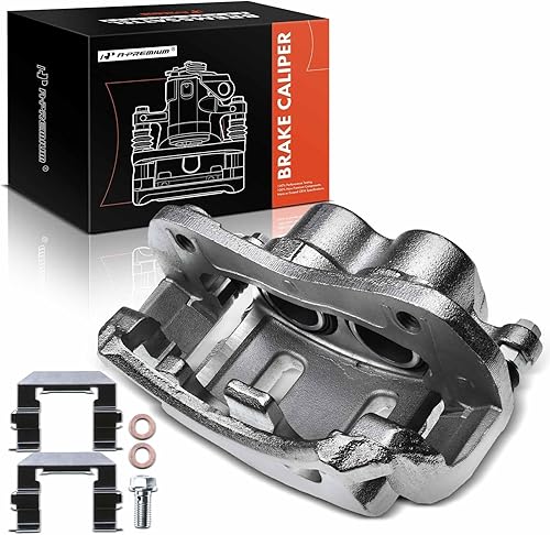 A-Premium Pinza de freno de disco con soporte compatible con Pontiac Torrent Chevy Equinox 2007-2009 Captiva Sport 2012-2015 lado del pasajero