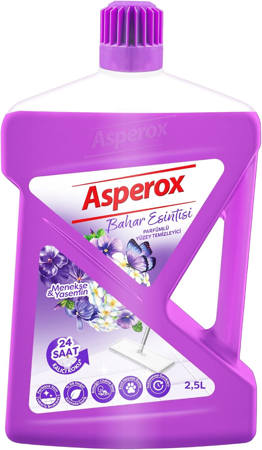Asperox Bahar Esintisi Yüzey Temizleyici Menekşe & Yasemin 2500 ml