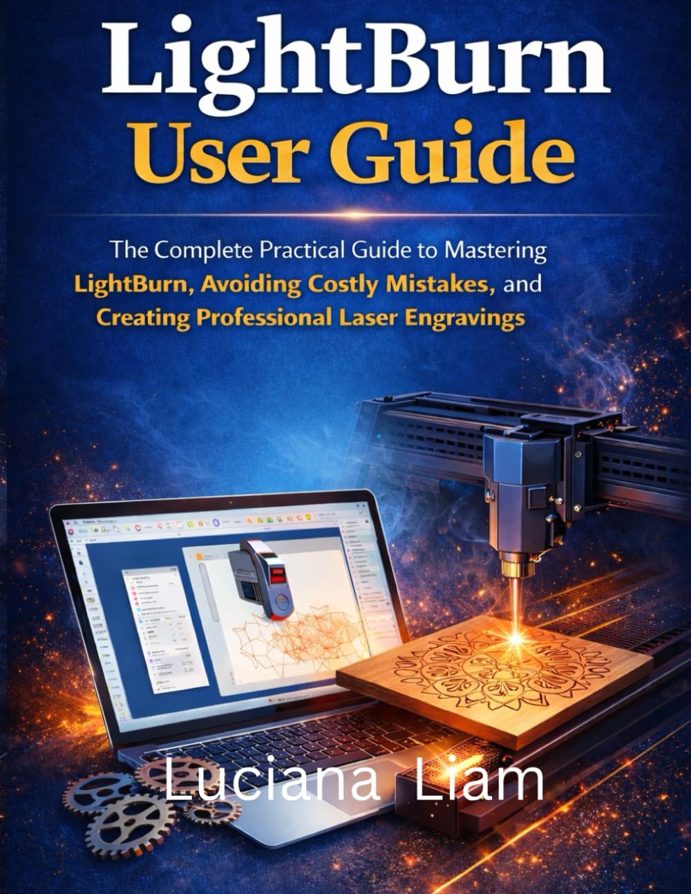LightBurn User Guide: The Complete Practical Guide to Mastering LightBurn, Avoiding Costly Mistakes, and Creating Professional Laser Engravings