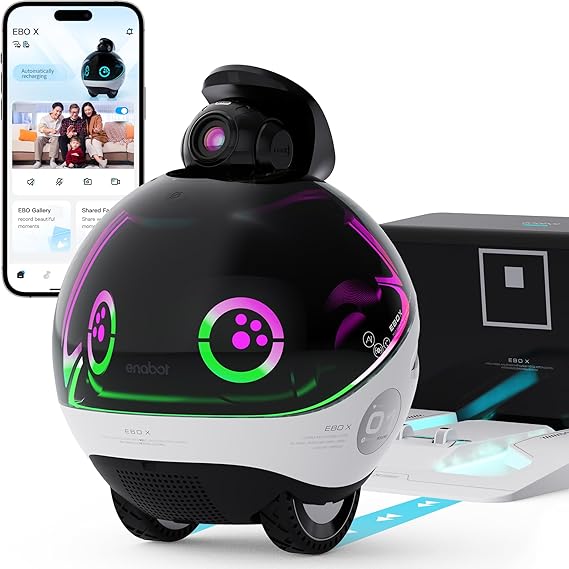 Enabot ebo x home robot with gpt: harman audioefx speak…