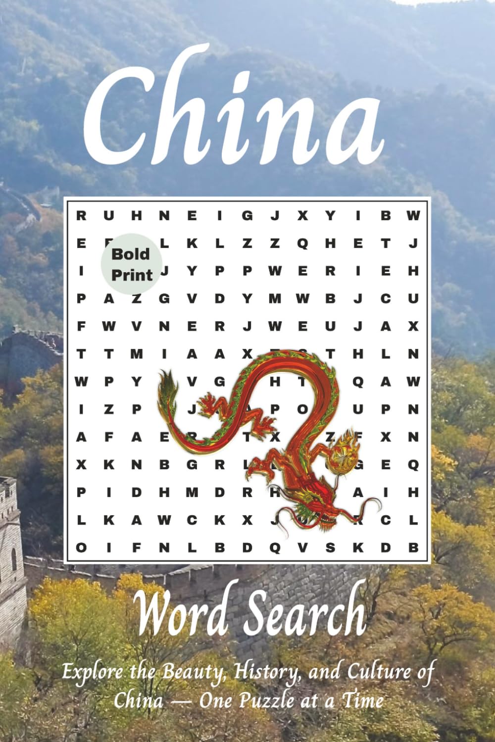 China: Word Search: Explore the Beauty, History, and Culture of China — One Puzzle at a Time (Themed Word Search Adventures)
