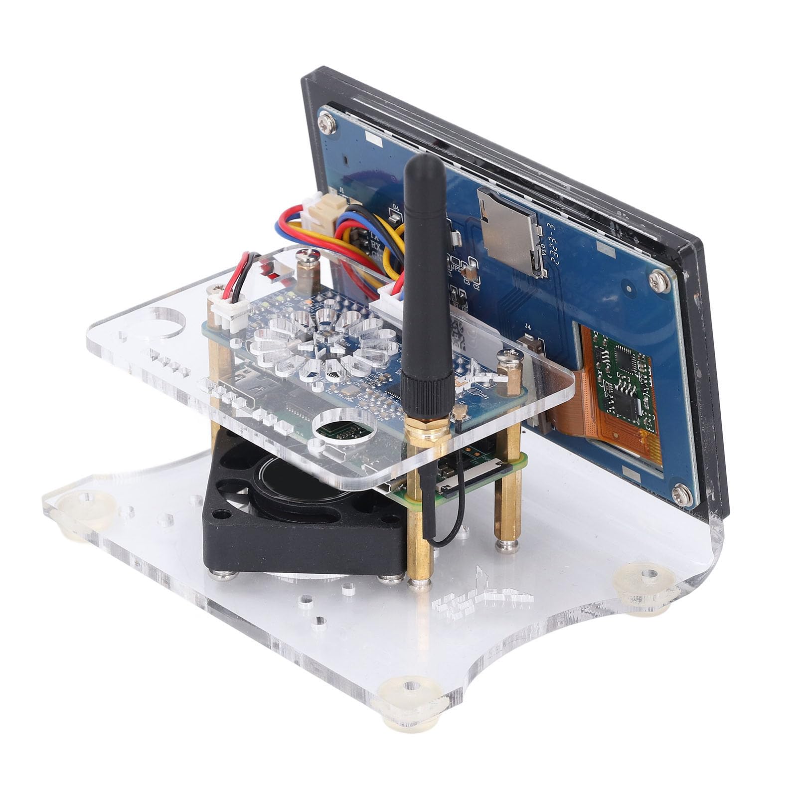 Dpofirs Modem Vocale Digitale con Scheda Hotspot MMDVM da 3,5" Componenti Eccellenti per un Uso Prolungato
