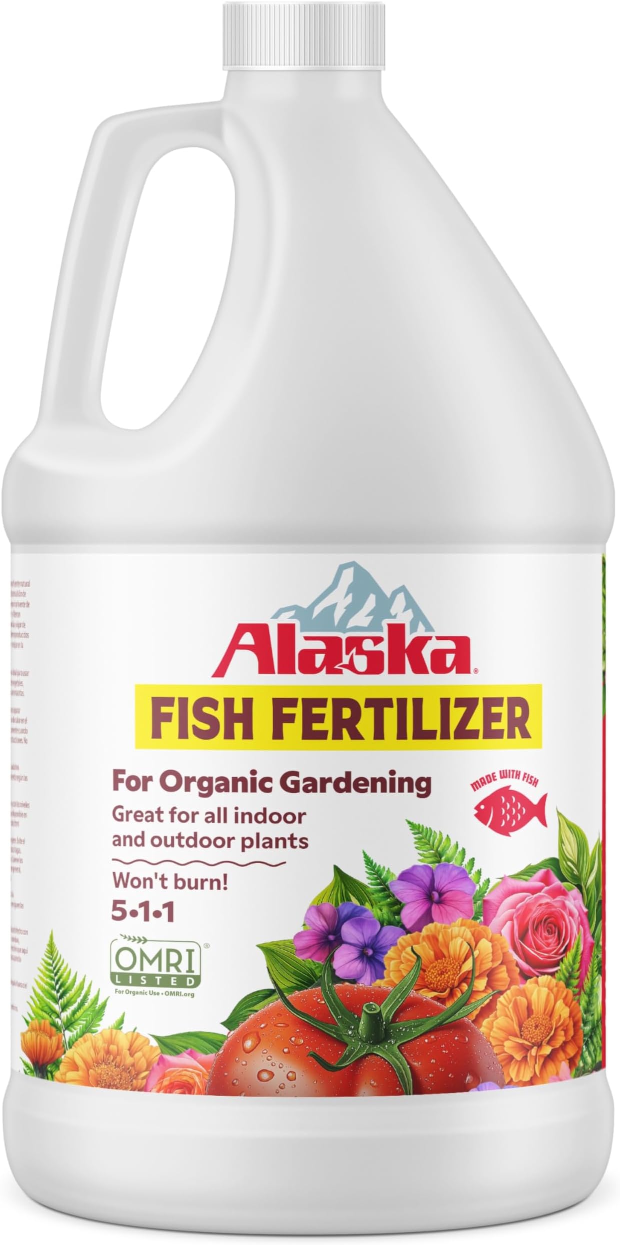 Alaska Fish Fertilizer OMRI Listed 5-1-1, 115 oz