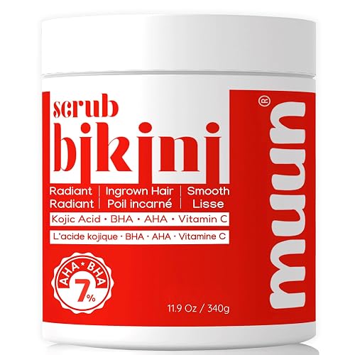 Muun Bikini Area Exfoliator Body Scrub Kojic Acid AHA BHA