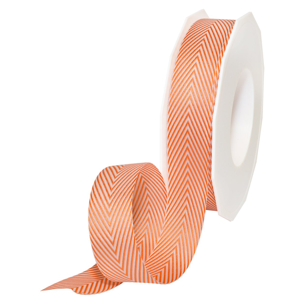 Morex Ribbon bobine ruban chevron polyester résistant orange 22,9m