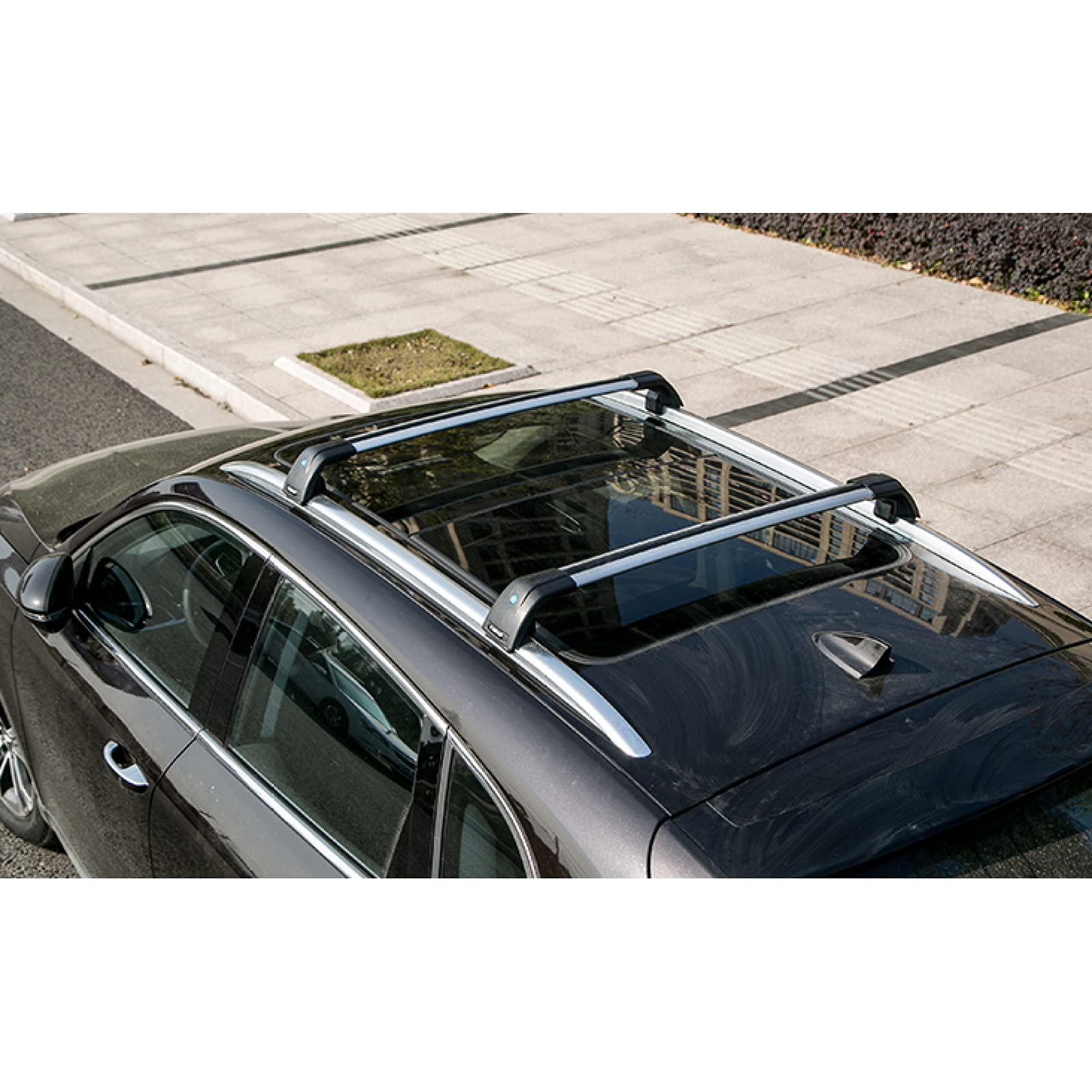 Amazon.co.jp: 車の荷物ルーフラックルーフバー に適用する BMW X5 F15 