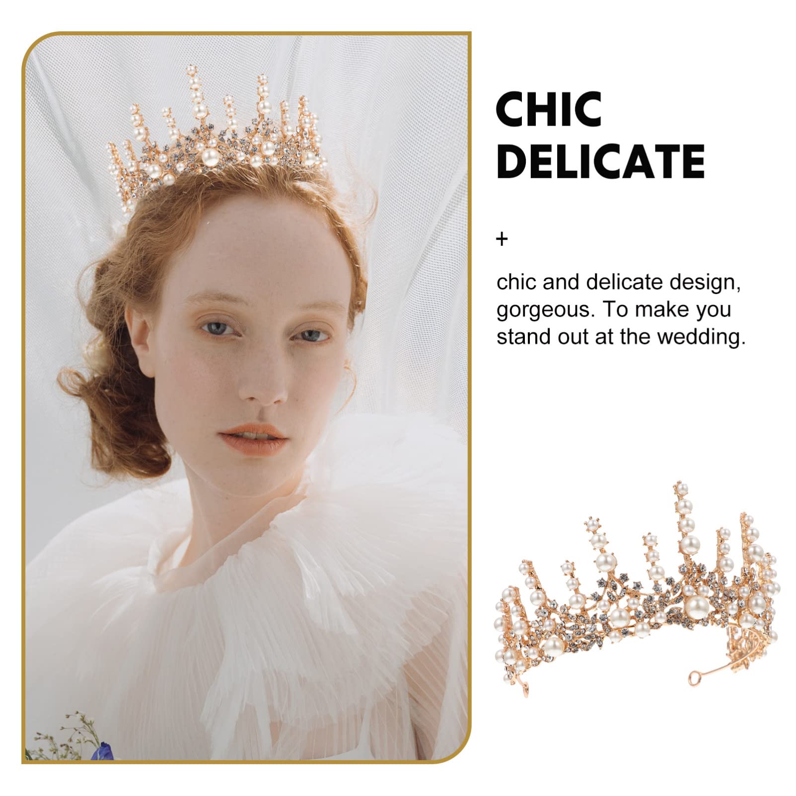 Coronne Princesse En Cristal, Diadème Mariage De Luxe "Magdalena&quot