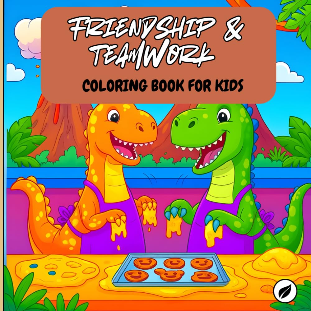 Friendship & Teamwork Coloring Book for Kids