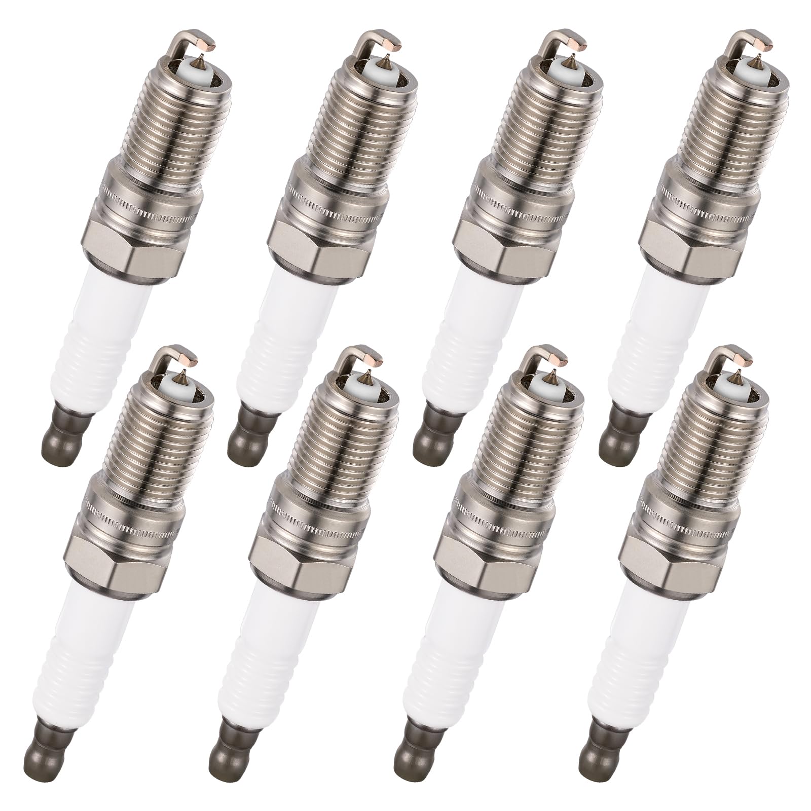 BDFHYK 4024189078 Iridium Spark Plugs Compatible with 99-09 Silverado 1500 4.8L V8, 99-11 2013 Silverado 1500 5.3L V8, 2006 Silverado 1500 6.0L V8, 09-12 Silverado 1500 6.2L V8, Set of 8