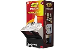 Command General Purpose Clear Medium Hooks, Value Pack 50