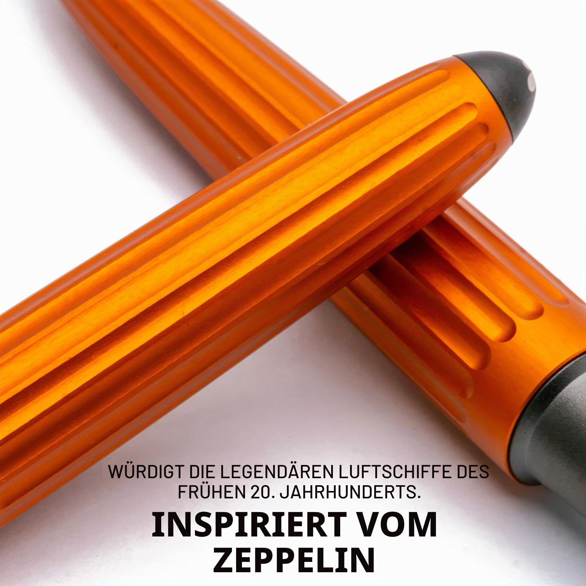 DIPLOMAT - Füllhalter Aero orange - Schick und elegant - Langlebig - 5-Jahre-Garantie - Orange