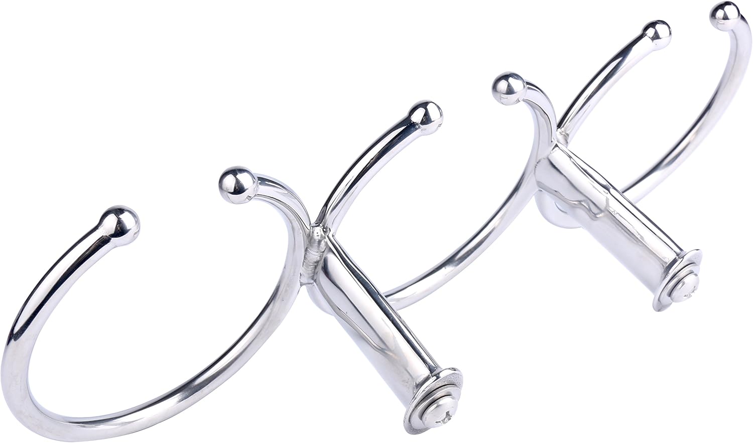 Amarine Made Stainless Steel 316 Boat Triple Ring Cup Drink Holder Universal Drinks Holders Fit for Boat Yacht Truck Car Apartment RV- Open Design