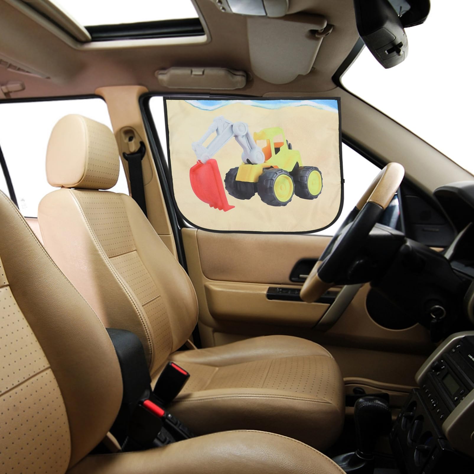 Gatuida 5piezas Parasol Magnético para Ventanas Laterales De Coche Cortinas Reflectantes De Protección Solar Aislante Térmico y Antirrayos UV Instalación Fácil y Rápida Adecuado para