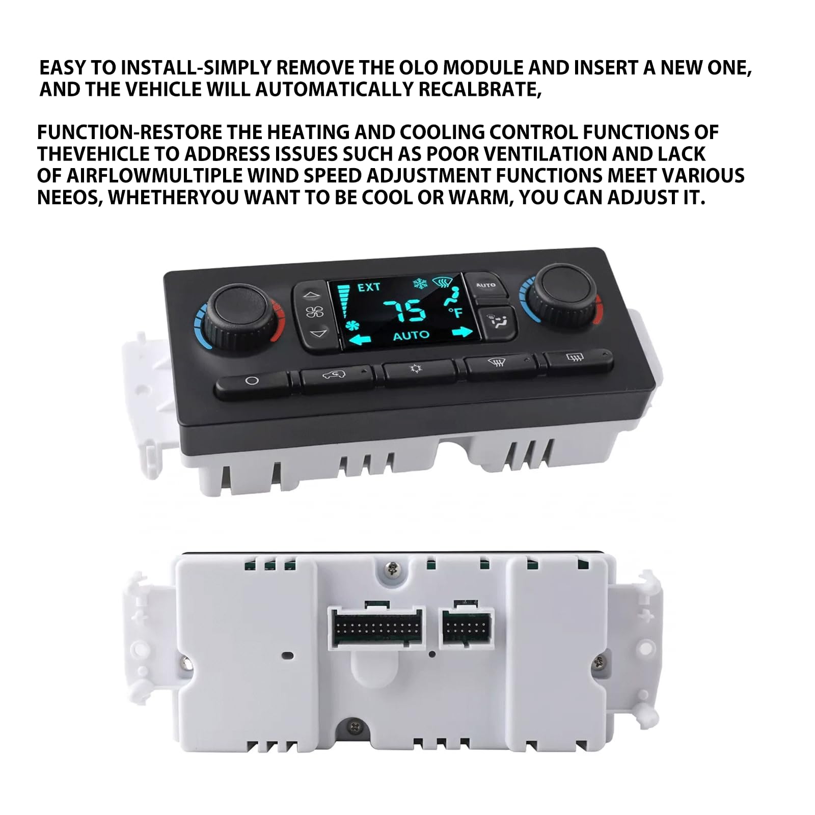 Abs Control Module A/C Heater Control Panel Module For Chevy GMC ...