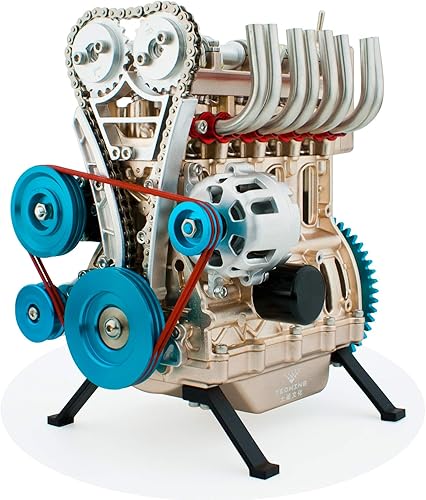 Miniatura 9 de DjuiinoStar Kit de montaje del modelo del motor del vehículo (más de 350 piezas, 3 horas de tiempo de montaje), modelo de funcionamiento del motor