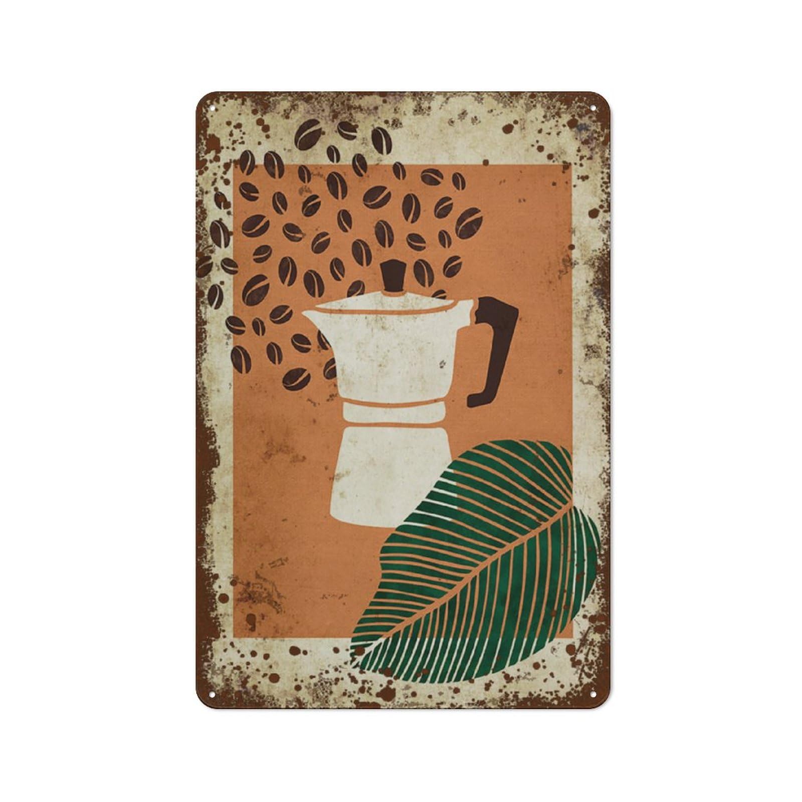Kwqdozf Style-7 8X12 Inch Boho Moka Artwork,Abstract Coffee Boho 8X12 In