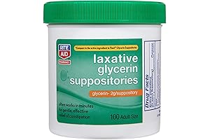 Supositorios de glicerina para adultos Rite Aid: Alivio rápido y efectivo del estreñimiento