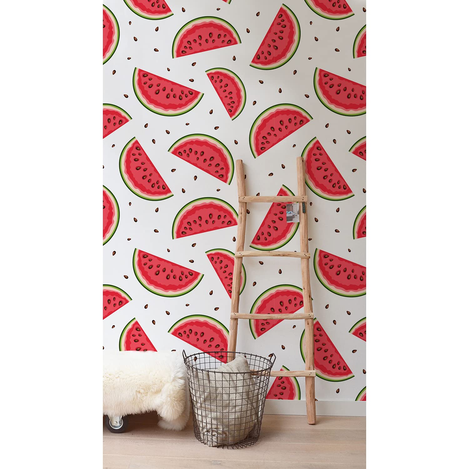 Papier peint panoramique motif fruits exotiques décoration murale XXL salon