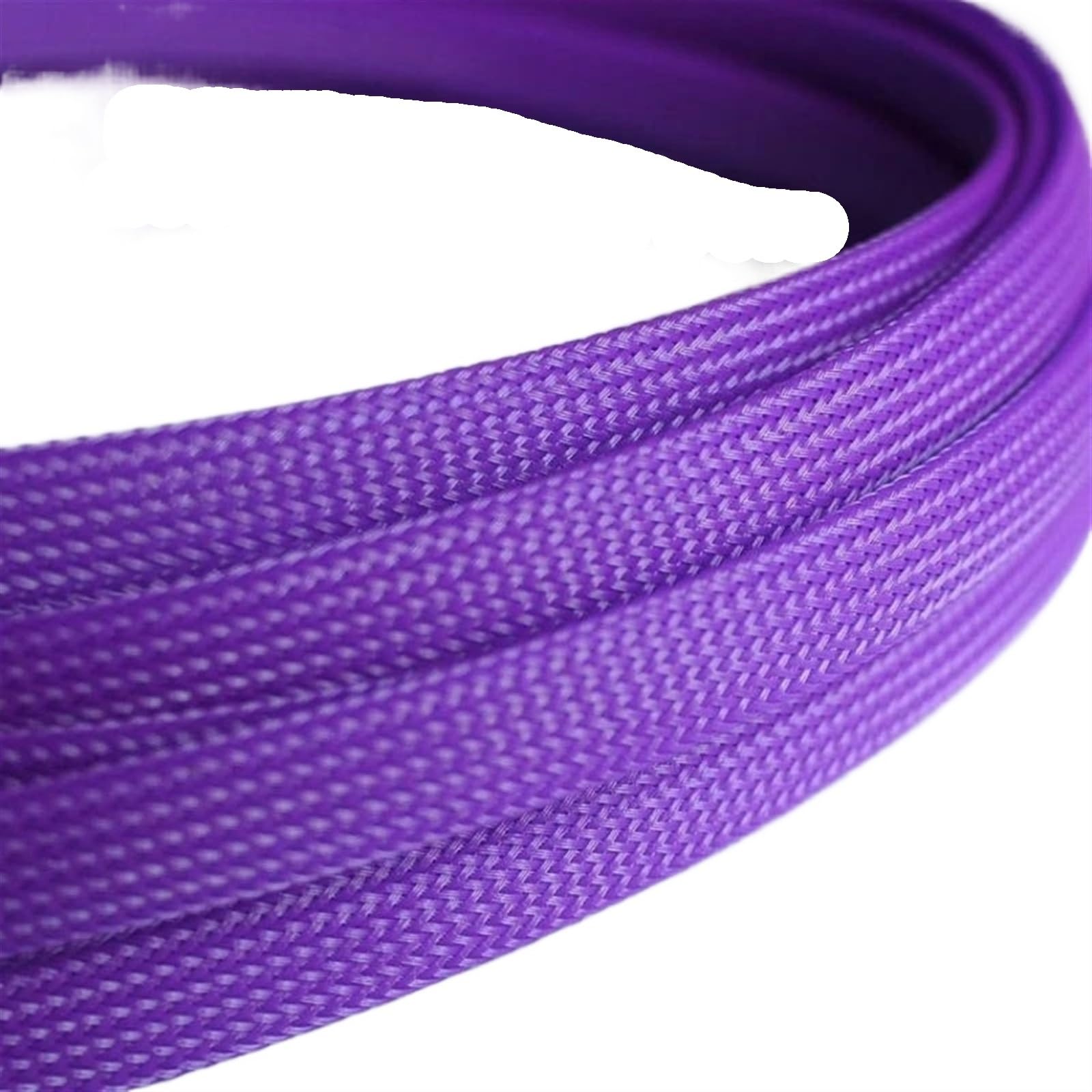 Gaine De Câble Gaine tressée haute densité 1/10 m 2 4 6 8 10 12 14 16 20 25 30 40 mm Gaine extensible Gaine de protection isolée for fil(PURPLE,30mm,10 Meter)