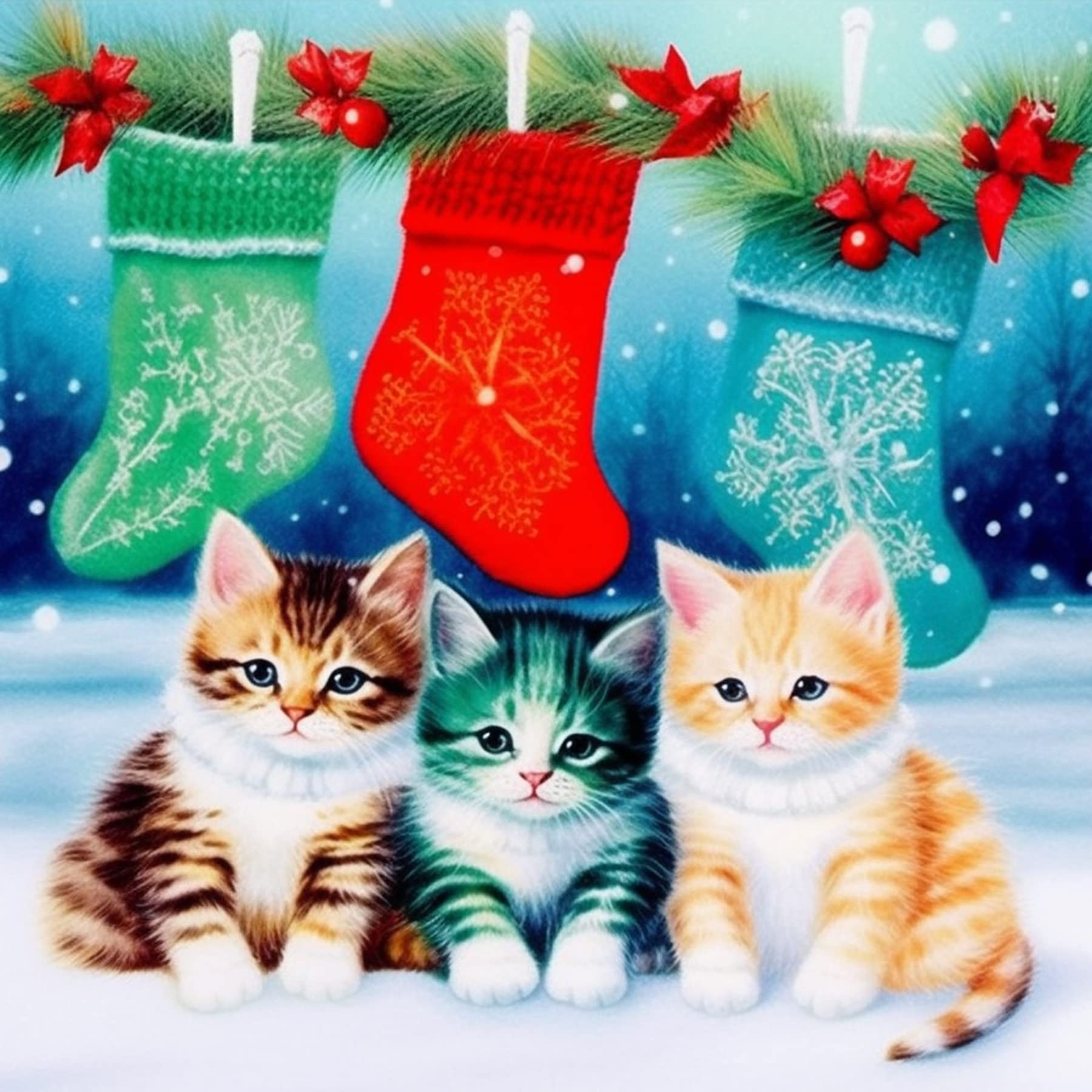 Kit Diamond Painting Le Père Noël Peinture Diamant 5d