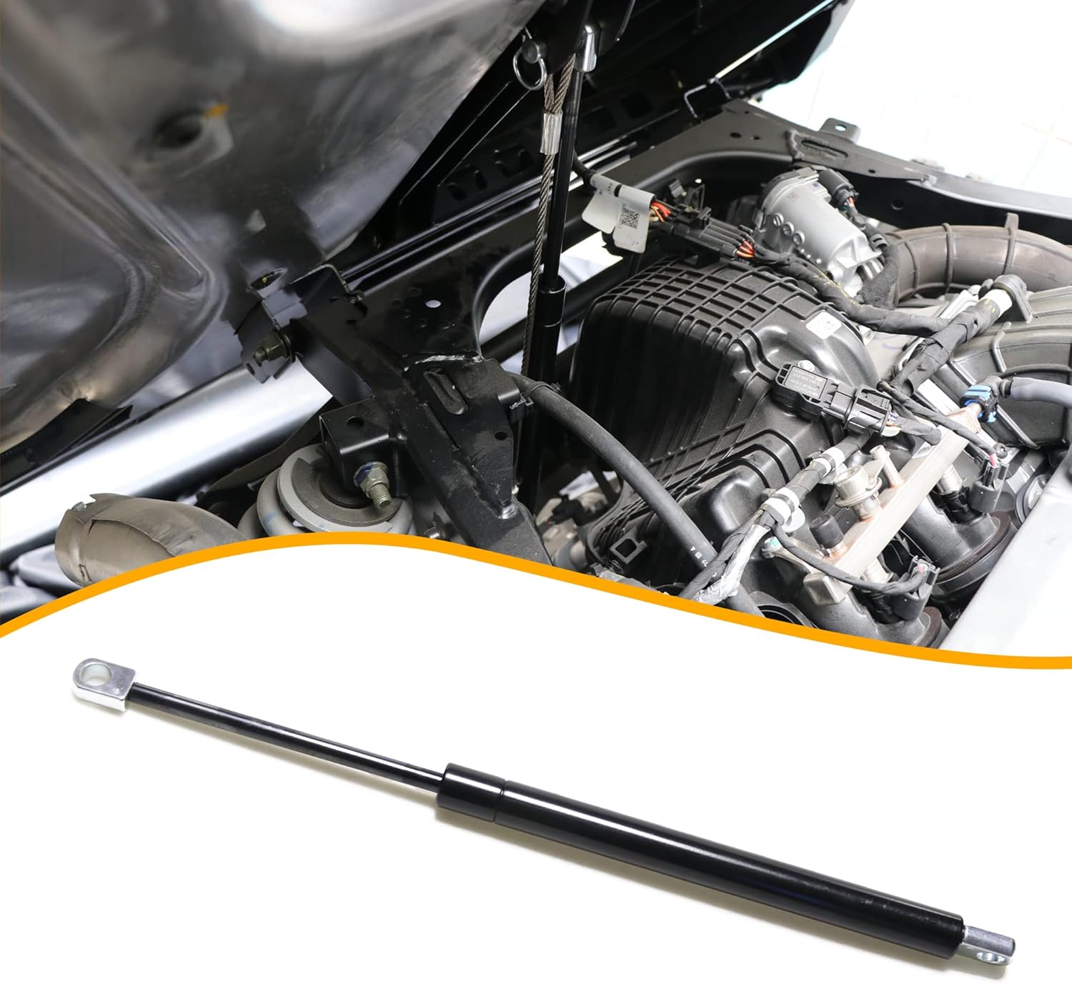 Dump Box Shock Dump Bed Lift Support Compatible with Polaris Ranger RGR 570 900 1000 Cargo Gas Springs Struts Replacement for 7044674 7045352 7043967 7045251 7045663 NP9801P P10181