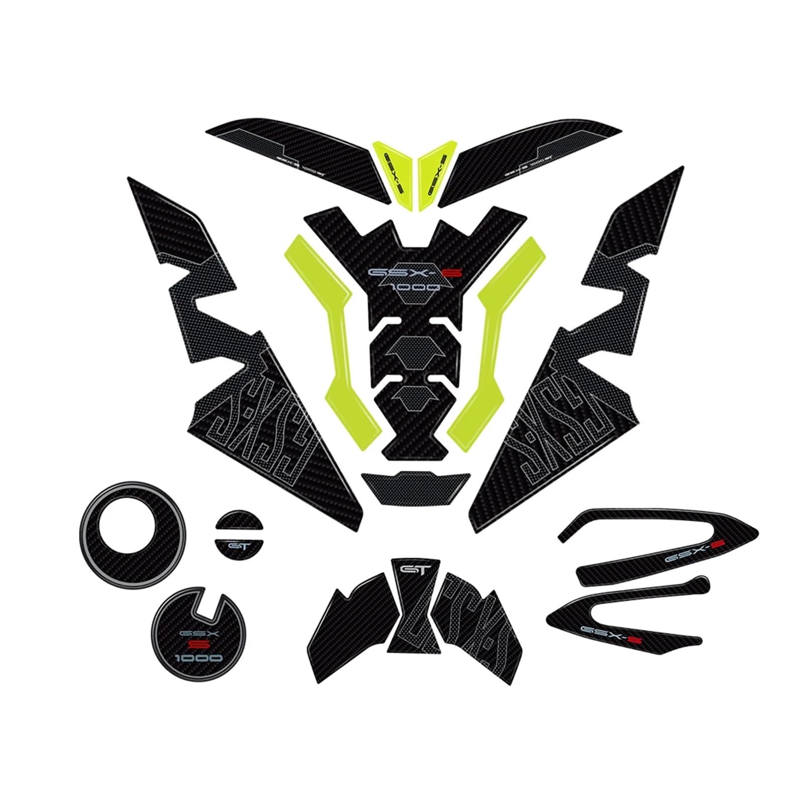 Motorcycle Gas Tank pad for GSX-S1000GT 2022 Motorcycle 3D Sticker GSXS 1000 GT GSX-S 1000gt Decorative GSX-S1000 Tank Pad