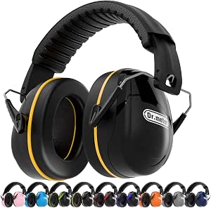 Dr.meter Noise Reduction Ear Muffs, Noise Cancelling Headphones for Adults, Kids Autism Sensory Ear Protection Earmuffs, 31dB Hearing Protection for Shooting Gun Range, Mowing, Monster Jam, Focus