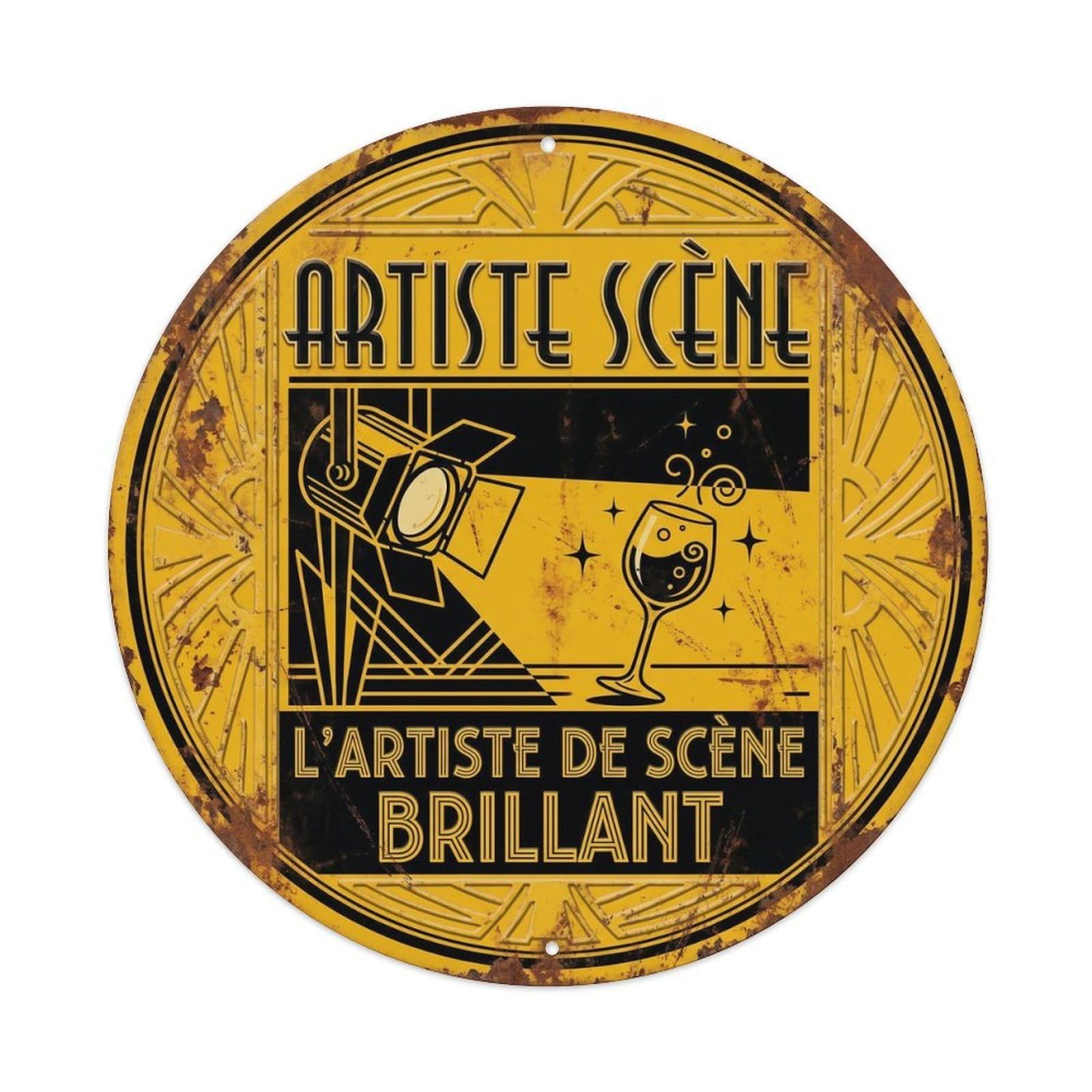 Performer Humorous Mancave Performer Metal Tin Sign