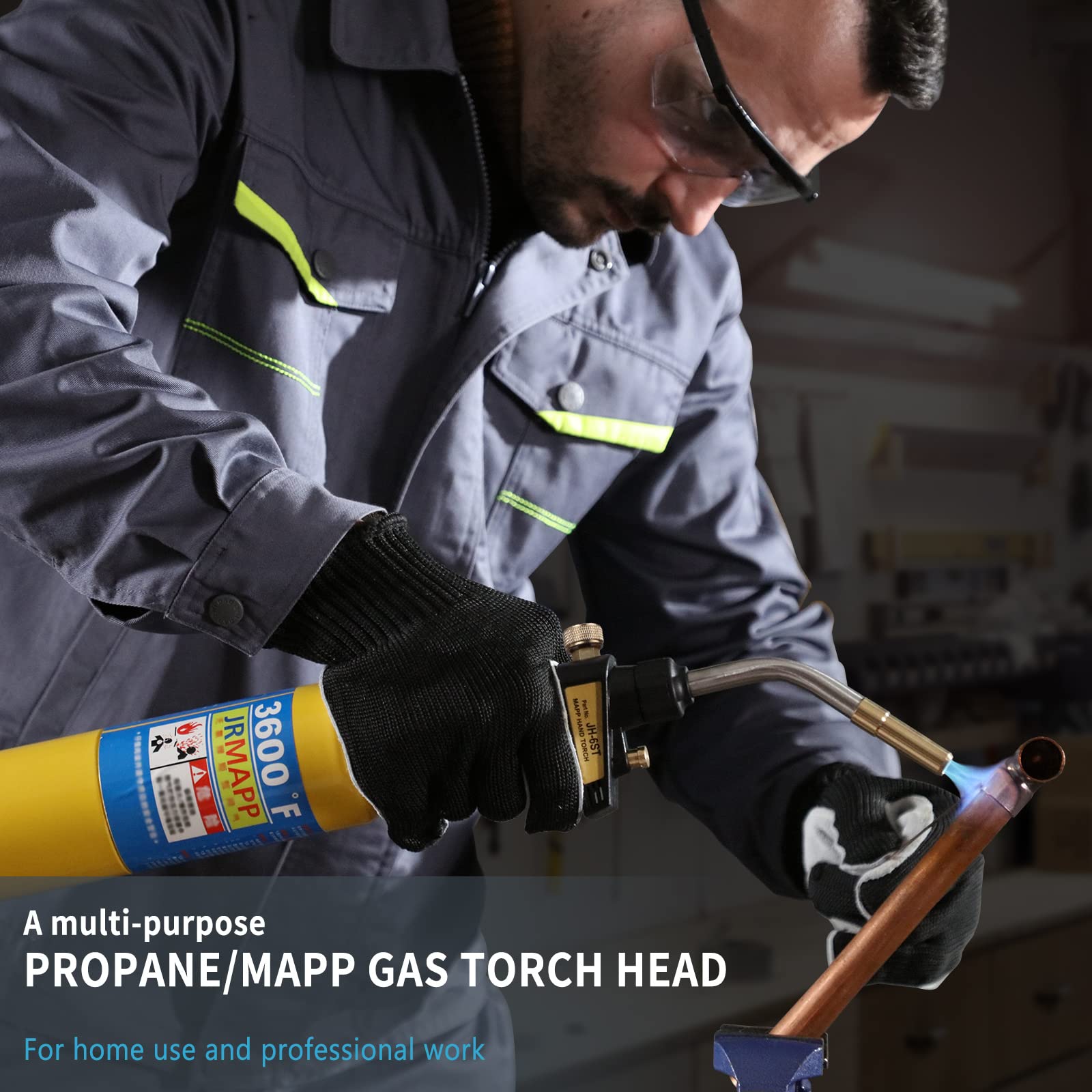 Propane Torch Head Trigger Start Mapp map Gas Torch HighIntensity