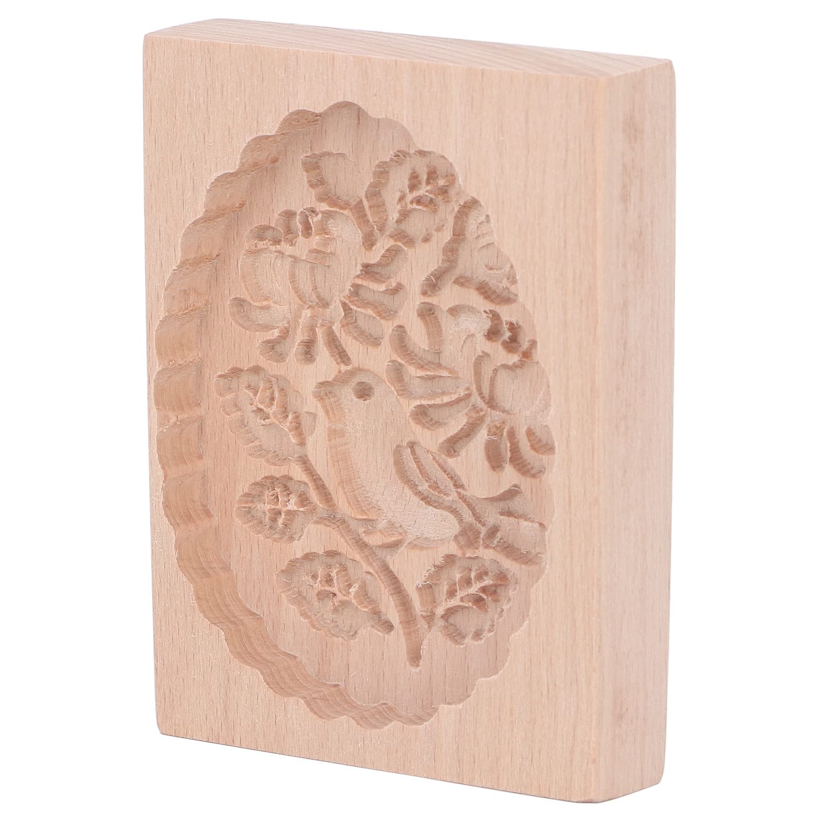 Keksausstecher, Hölzerne Keksformen, Kekse, Kekspresse, Tierkekse, hübscher, lebendiger Holzkeks-Pressstempel, einfaches Entformen und reibungsloses Plätzchen