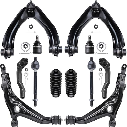 Miniatura 39 de Detroit Axle - Kit de suspensión delantera FWD de 12 piezas para Toyota Matrix Pontiac Vibe 2003 2004 2005 2006 2007 2008, 2 brazos de control