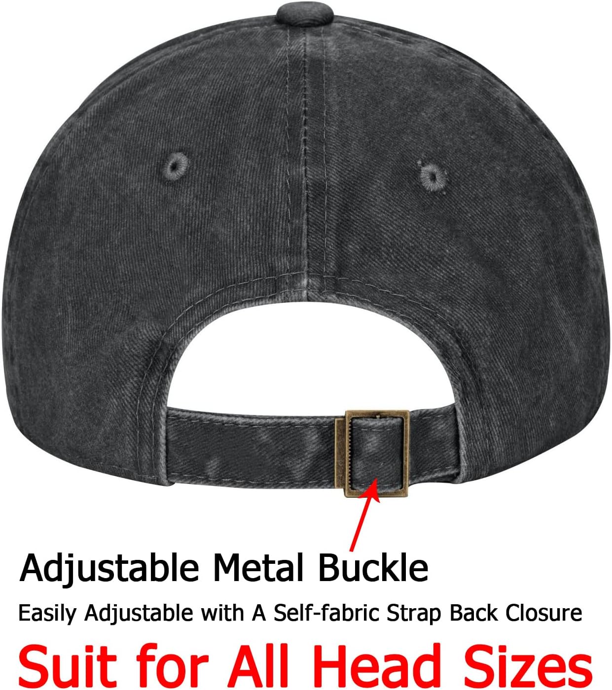 American Flag Blessed Faith Hat, Funny Christian Gifts for Men Women, Adjustable Distressed Vintage Washed Cotton Embroidered Baseball Caps - Image 4