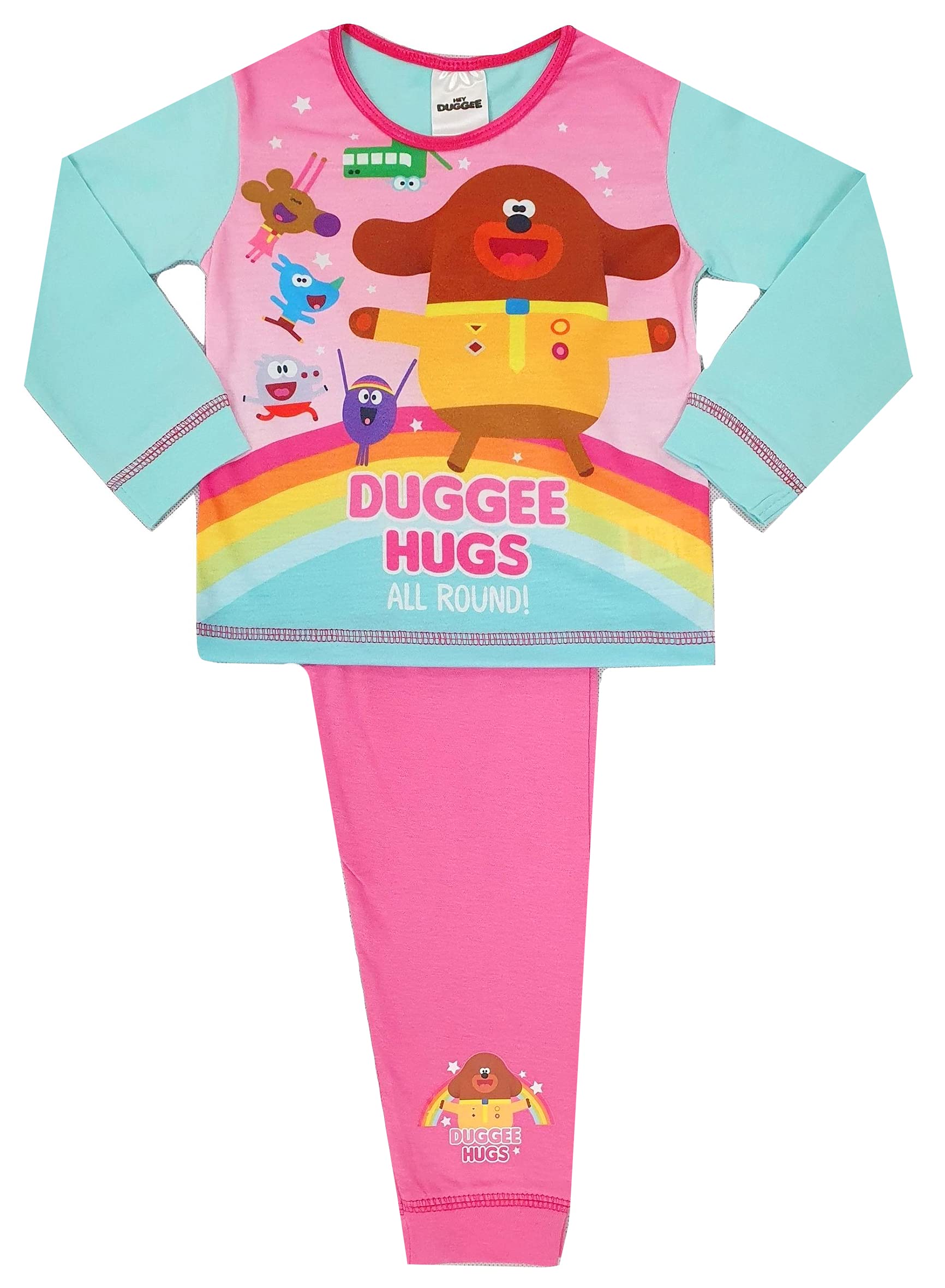 Girls Hey Duggee Pyjamas Nightwear (2-3 Years, Hey Duggee - All Round)
