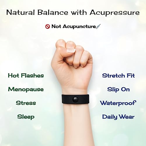 Miniatura 2 de Pulsera de alivio de la menopausia, sofocos naturales, sudores nocturnos, ayuda para dormir, reduce la ansiedad, el estrés, los cambios de estado de