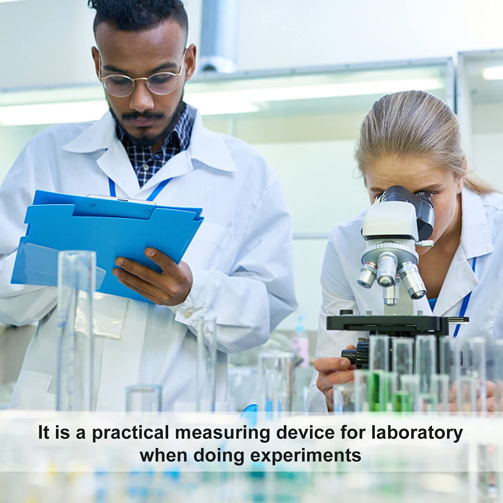 Laboratory Equipment 1Pc 10ml Glass Measuring Cylinder Thick Graduated Cylinder Laboratory Supply with Stopper