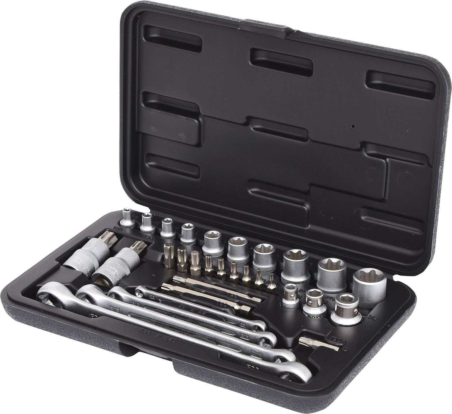Coffret de douilles et embouts torx KS Tools 31 pièces en acier