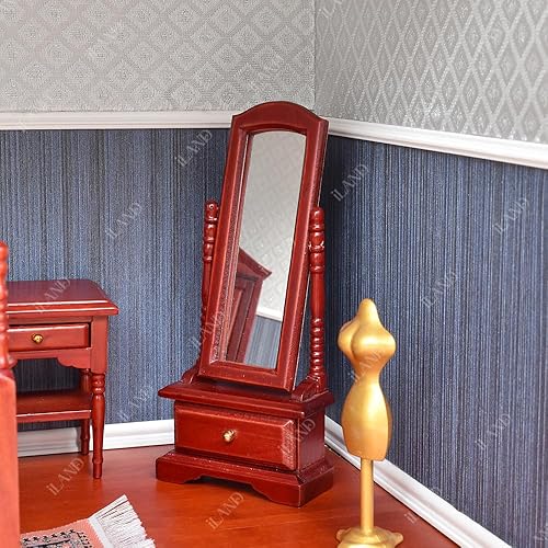 Miniatura 7 de iLAND Accesorios en miniatura para casa de muñecas, papel tapiz para casa de muñecas en escala 112 16, 3 piezas gruesas con rayas en relieve 3D