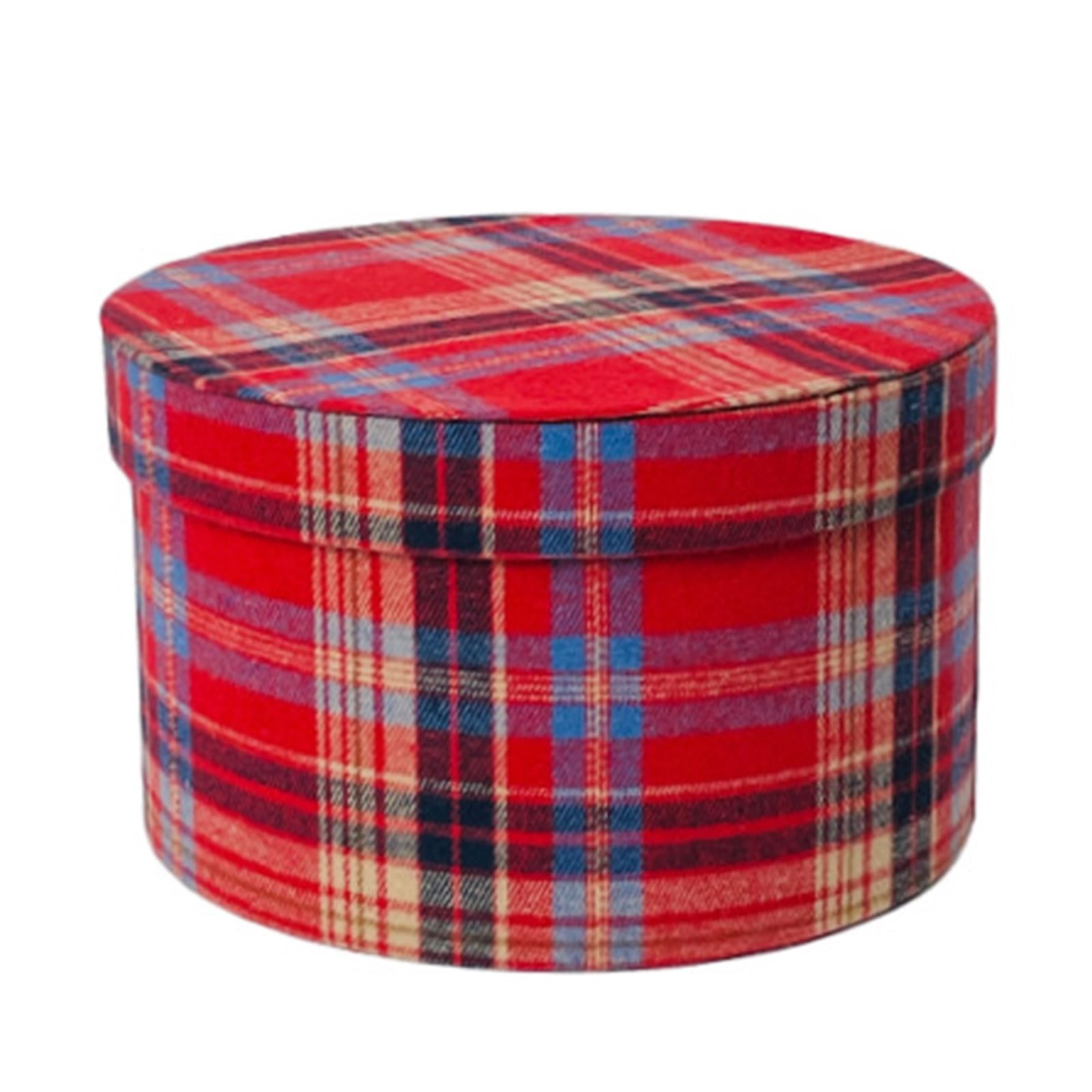 NVOQILIN Flower Arrangement Bucket Round/Square Gift Box with Cover Wedding Florist Bouquet Wrapper Decorations Small Flower Bouquet Packaging Box Round/Square with Cover