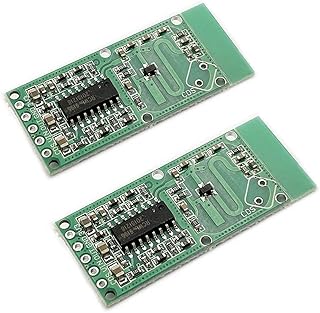 Kiro&Seeu 2PCS Microwave Doppler Radar Motion Detector Sensor RCWL-0516 Module Board Switch Compatible with Ar-duino Raspberry PI,Human Rat Cat Detector, (CWL-0516-MD-2P)
