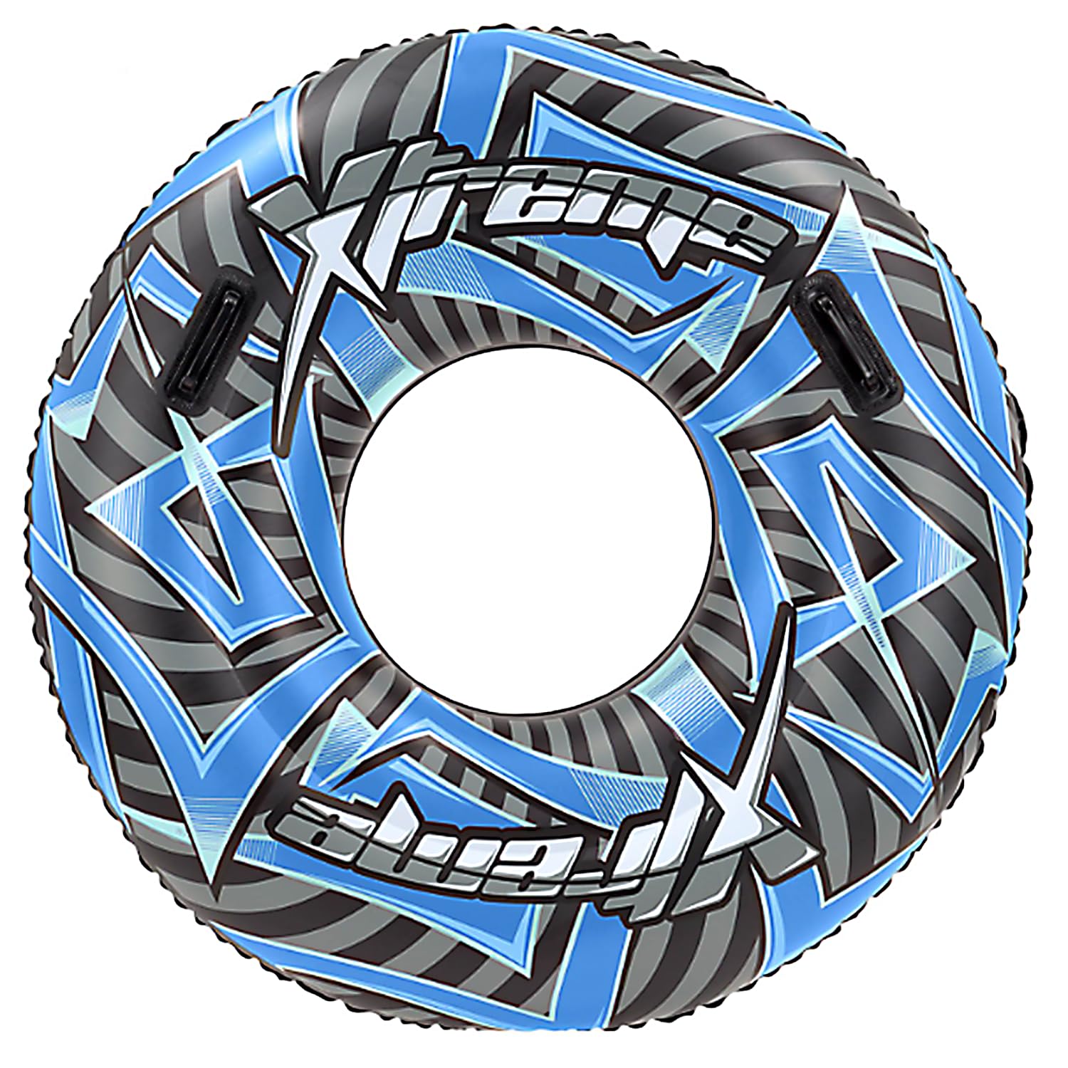 Inflatable Pool Ring Pool Float Turbo Extreme Swim Ring Summer Swimming Raft Pool Accessories Lounger 47" Blue