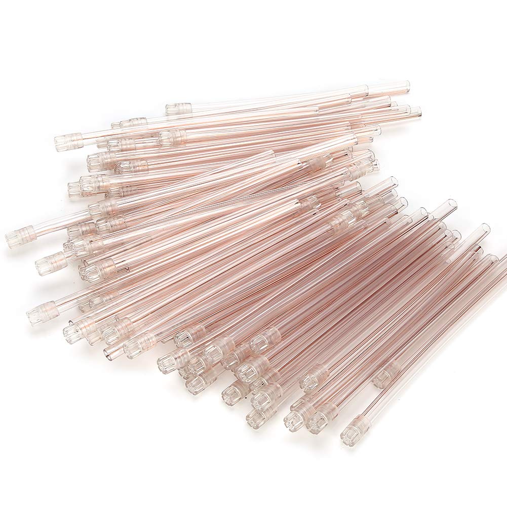 Tubo aspiratore per espulsore di saliva, tubo aspiratore per espulsore di saliva 100 pezzi, punta di aspirazione monouso, strumento per la cura orale chirurgica in plastica per trattamento ortodontico
