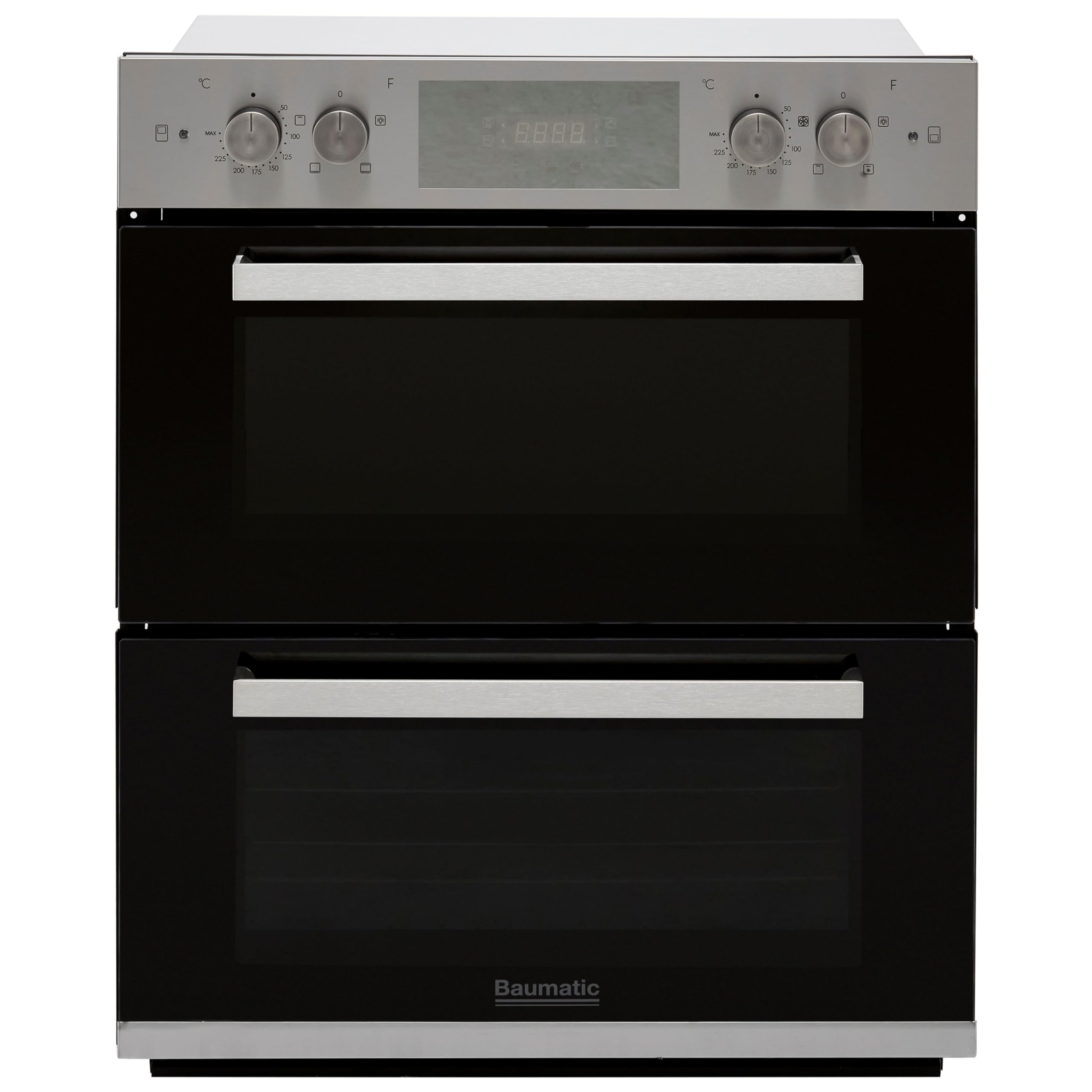 Baumatic BOS243X Built Under Electric Double Oven - Stainless Steel - A/A Rated [Energy Class A+]