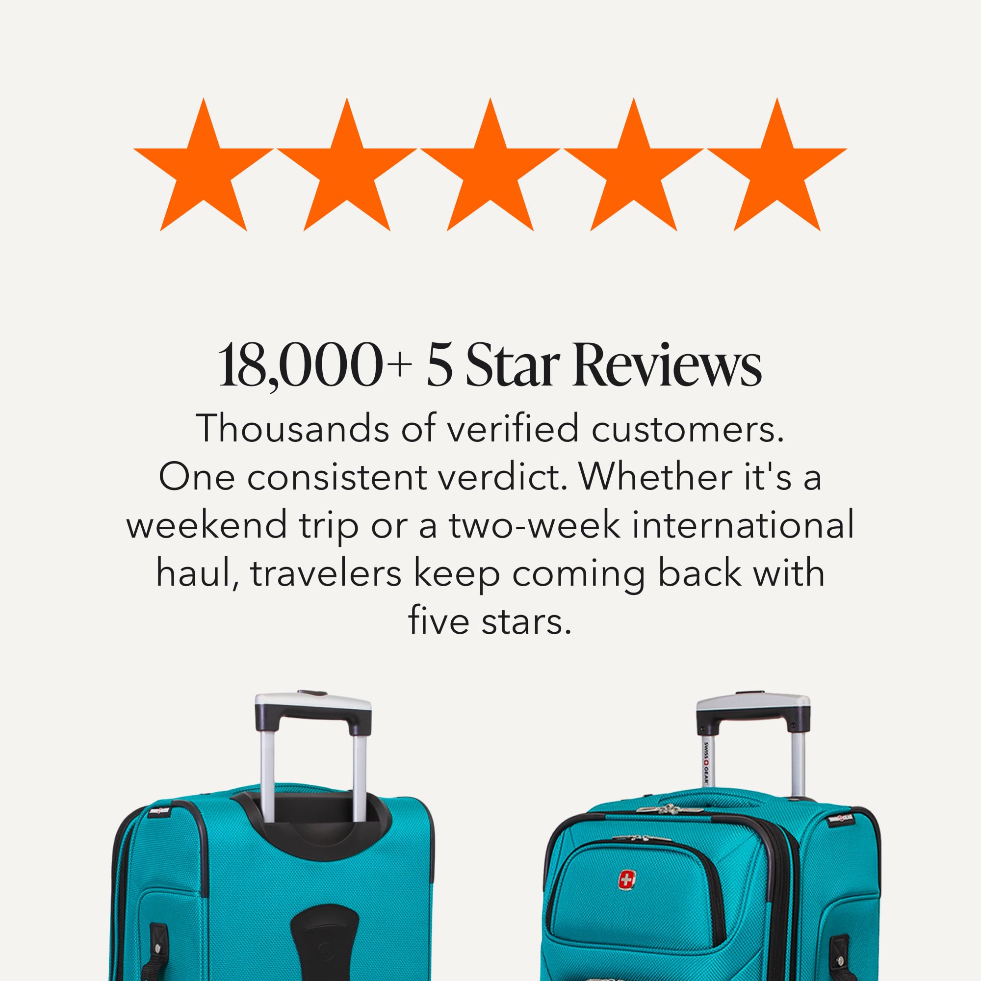 SwissGear Sion Softside Expandable Roller Luggage, Teal, 3 Piece Set (21/25/29) view 9