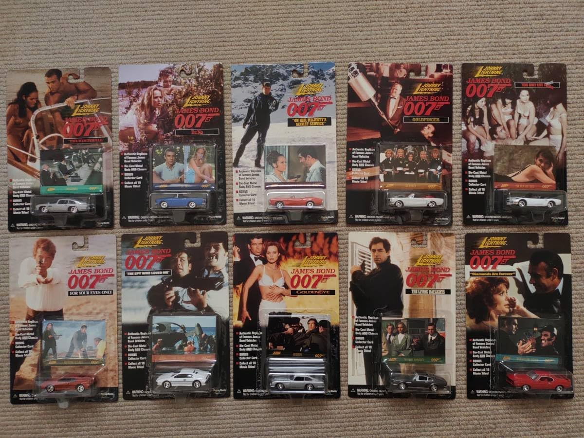 007 ボンドカー ジョニーライトニング10個セット 007 ボンドカー ジョニーライトニング10個セット