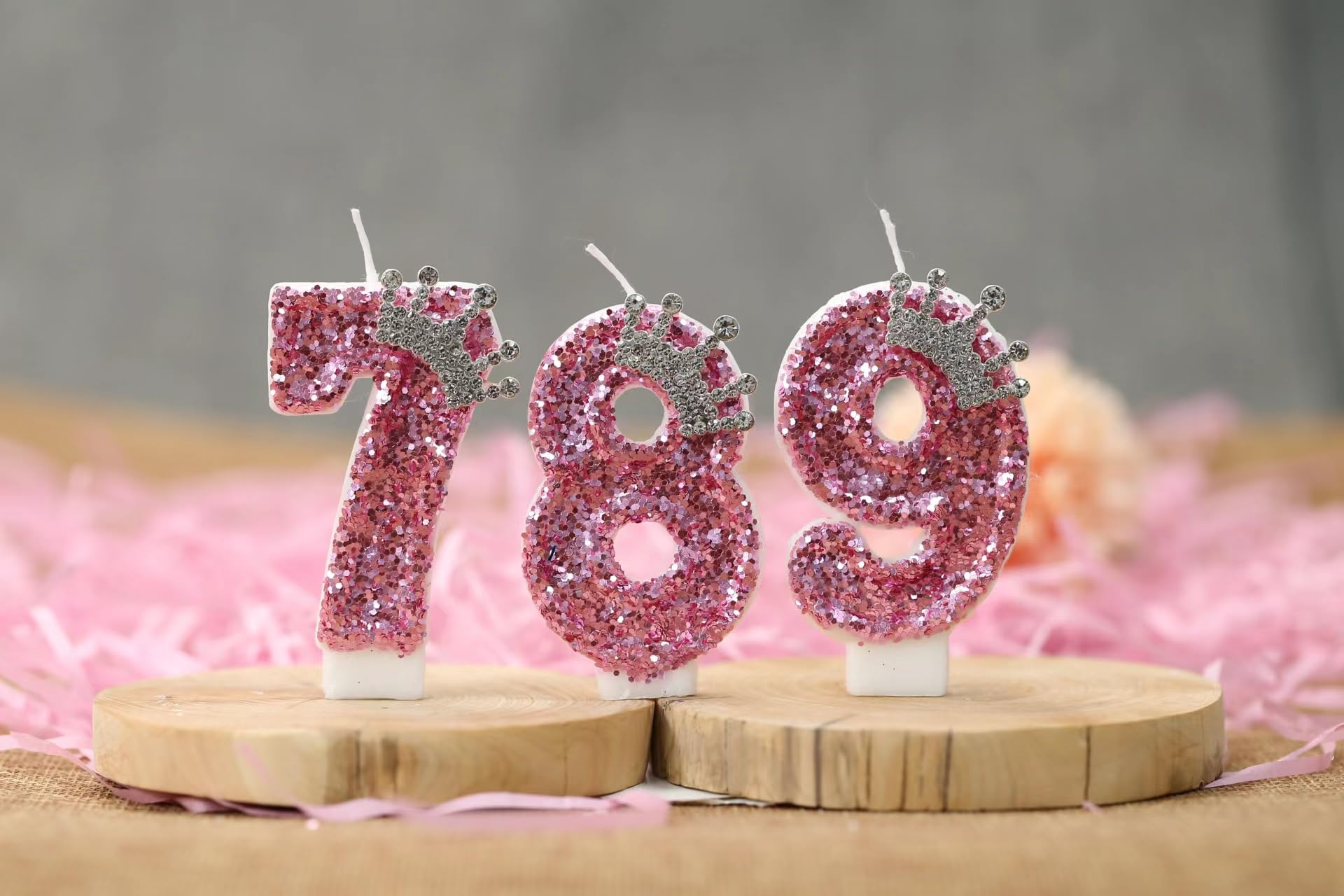Large Birthday Candles 1st One Year Cake Baby Roman Cool Number Candle 123456789 Cake Topper Numeral Candle Party Wedding Anniversary Decorations?PKcrown6?
