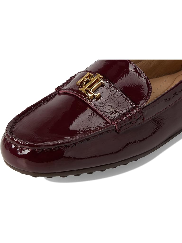 Lauren Ralph Lauren Barnsbury Crinkle Patent Leather Drivers