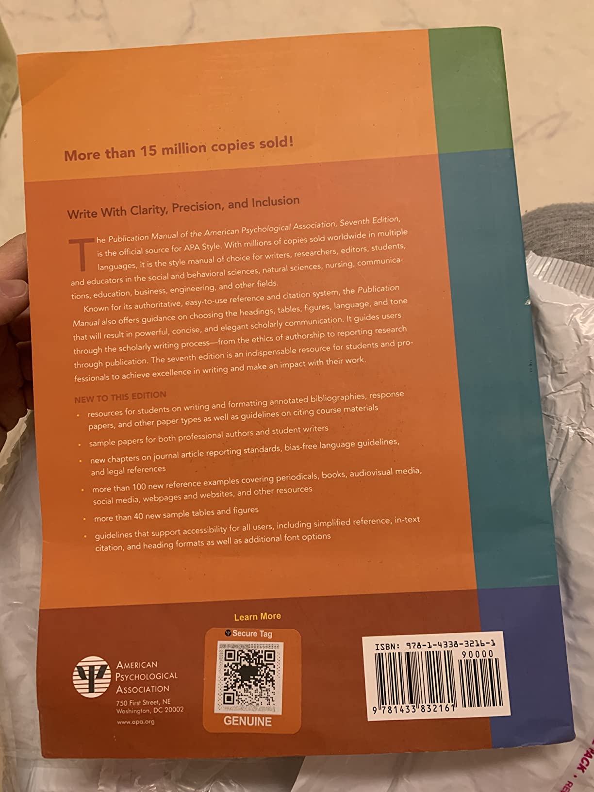 PUBLICATION MANUAL OF THE AMERICAN PSYCHOLOGICAL ASSOCIATION THE OFFICIAL GUIDE TO APA STYLE ISBN visual data 4