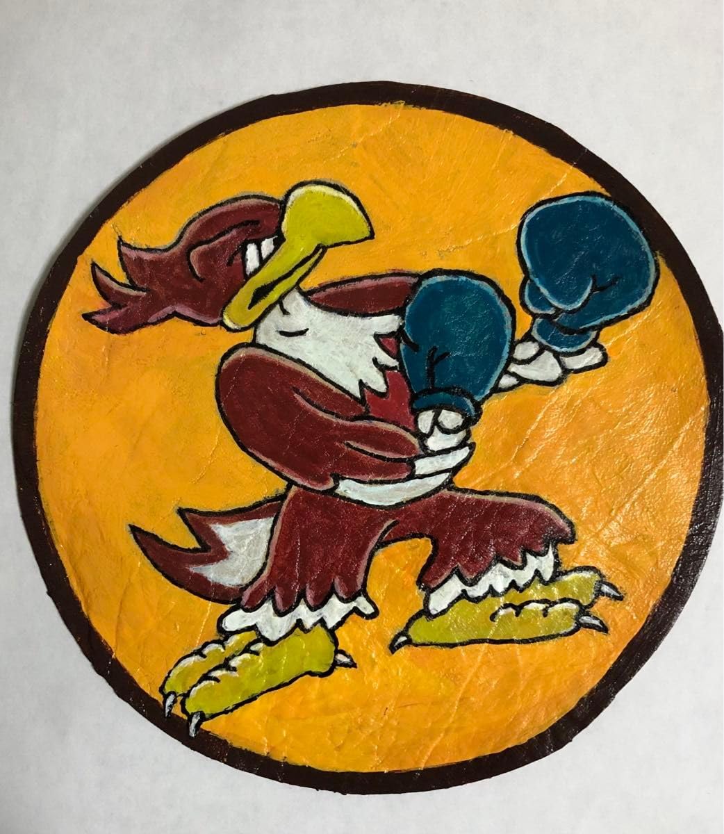 ww2 スコードロンパッチ ワッペン レザー