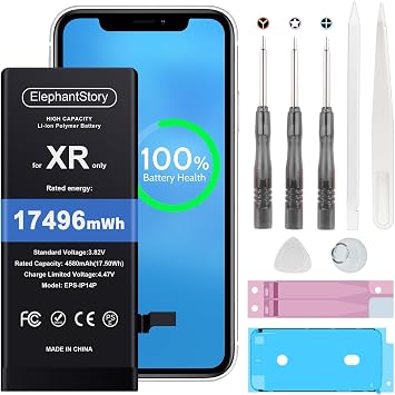 ElephantStory Replacement Battery for iPhone XR High Capacity